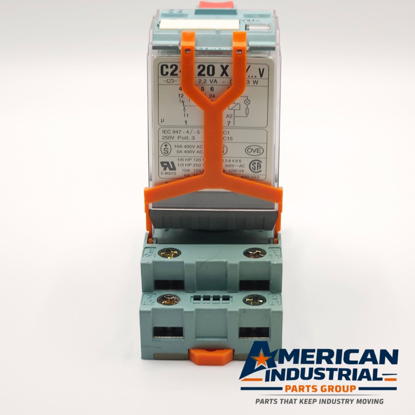 Releco C2-A20 relay 250V 10A AC1 6A AC15 pack of 2 for industrial control panels and automation systems