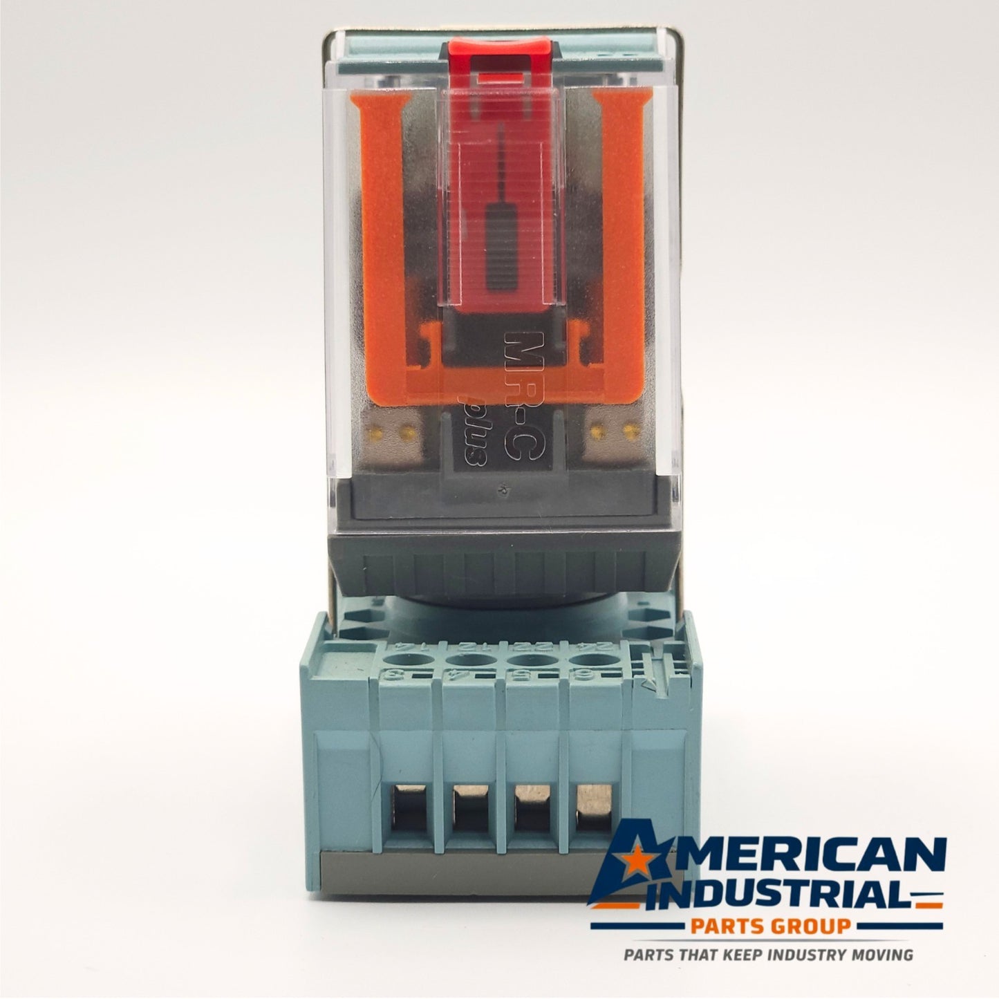 Releco C2-T21X relay with MR-C socket 120VAC coil DPDT for industrial control panels and automation systems