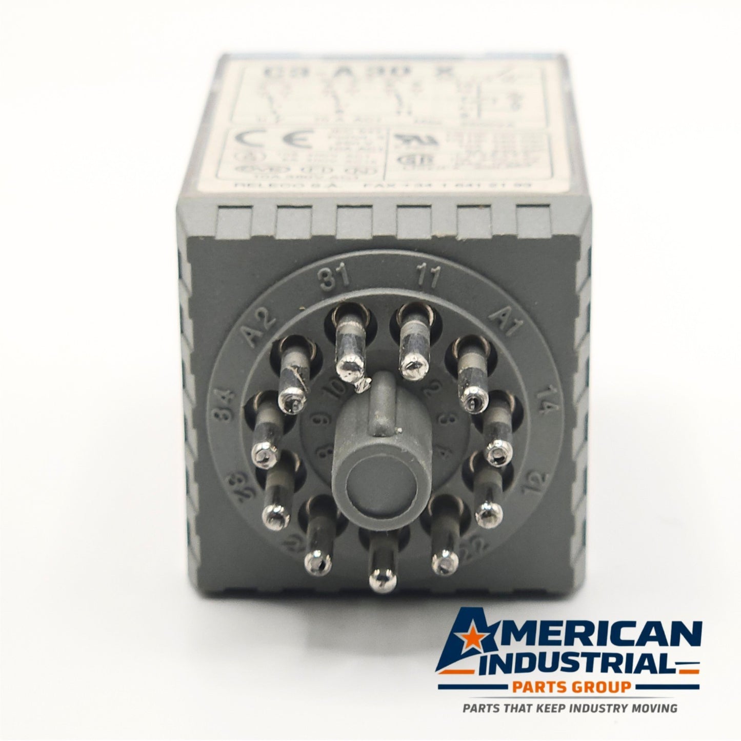 Releco C3-A30X 24VDC 3PDT plug-in relay for industrial control panels and automation systems