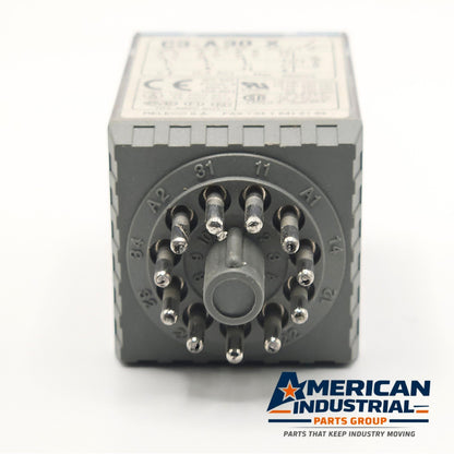 Releco C3-A30X 24VDC 3PDT plug-in relay for industrial control panels and automation systems