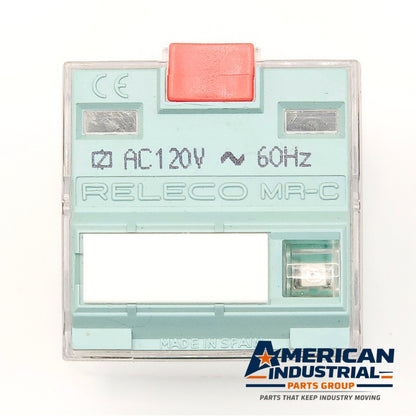 Releco C4-X20X 120VAC coil 4PDT plug-in relay for industrial control panels and automation systems