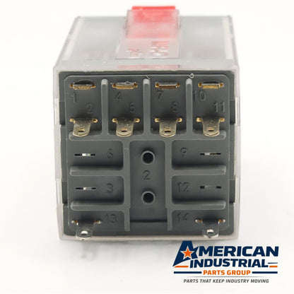 Releco C4-X20X 120VAC coil 4PDT plug-in relay for industrial control panels and automation systems