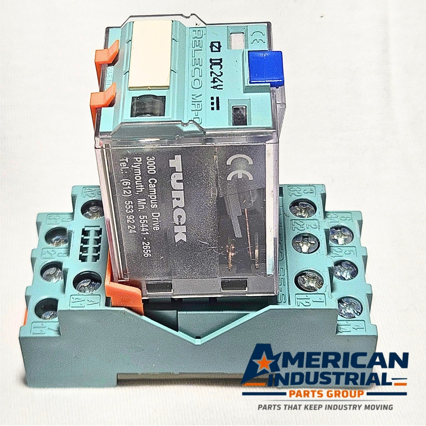 Releco MR-C C5-M10 X 24VDC electromechanical relay DIN rail for industrial control panels and automation systems