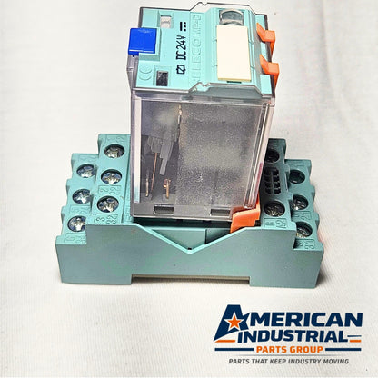 Releco MR-C C5-M10 X 24VDC electromechanical relay DIN rail for industrial control panels and automation systems
