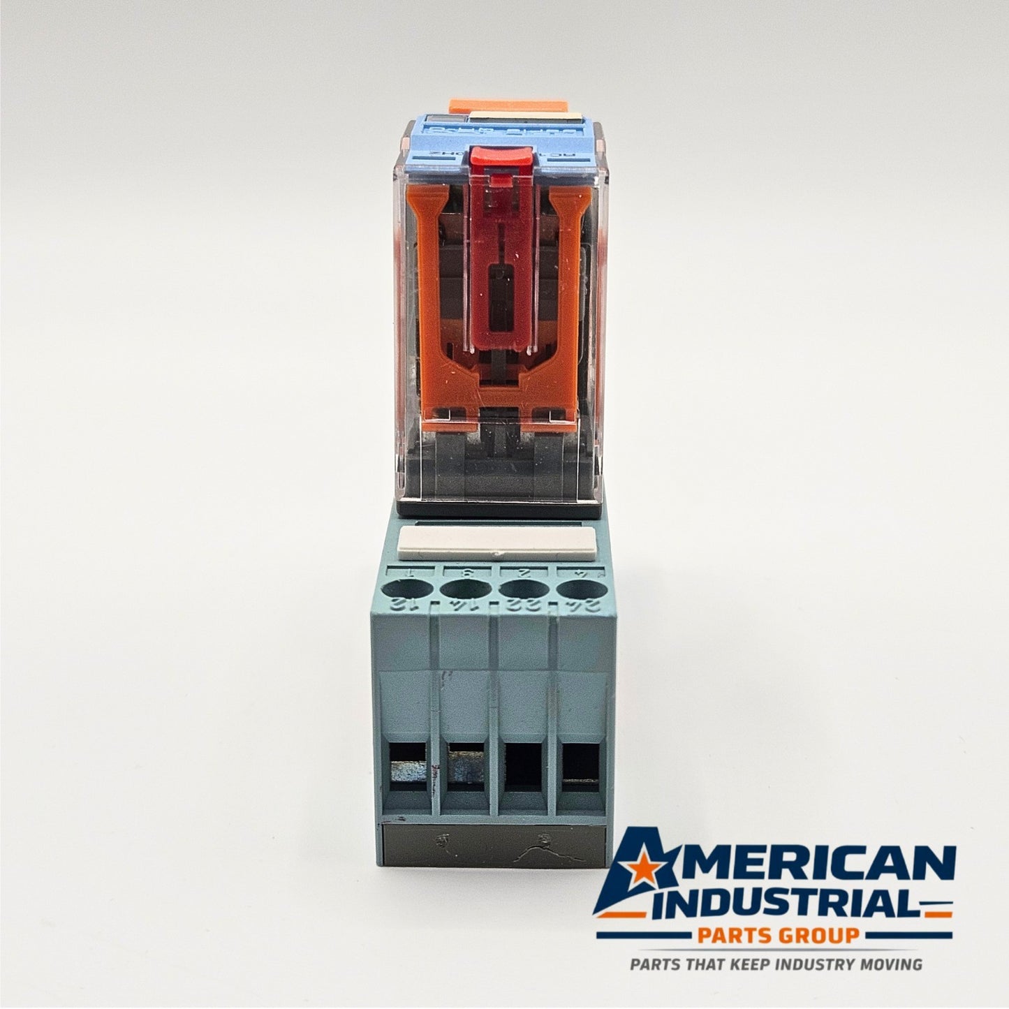 Releco C7-T21X relay 120VAC with S7-MP DIN rail base lot of 5 for industrial control panels and automation systems