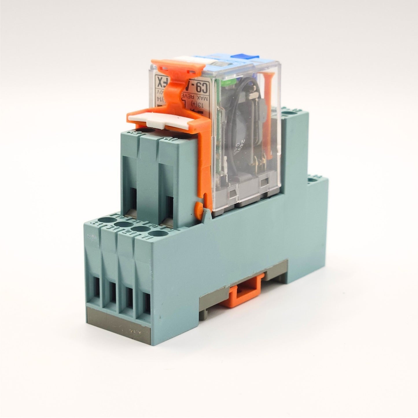 Releco C9-A41 FX series QR-C power relay with base 24VDC lot of 5 for industrial control panels and automation systems