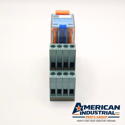 Releco C9-A41 FX series QR-C power relay with base 24VDC lot of 5 for industrial control panels and automation systems
