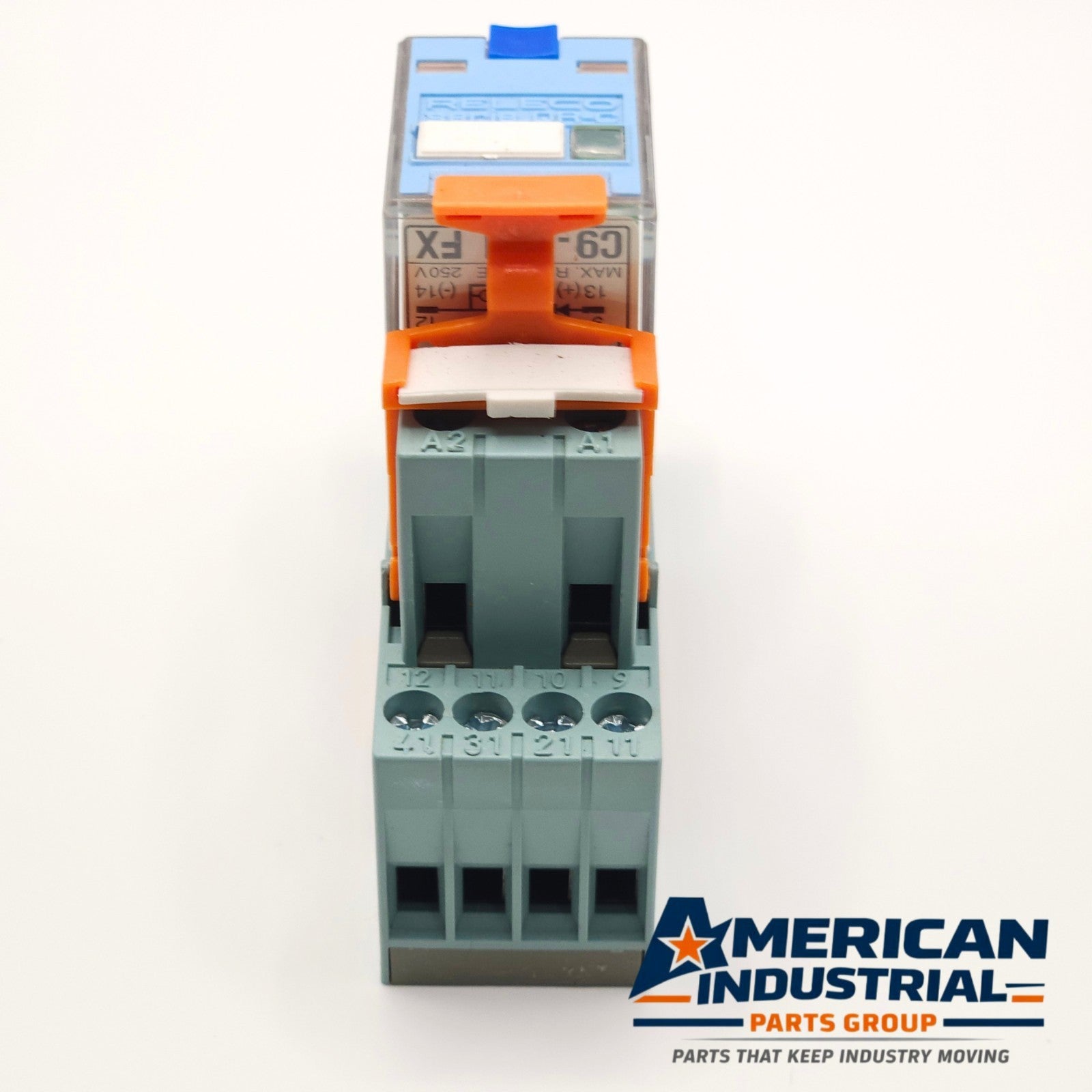 Releco C9-A41 FX series QR-C power relay with base 24VDC lot of 5 for industrial control panels and automation systems
