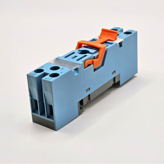 Releco S10 relay base socket 13A 400V DIN rail panel mount for industrial control panels and automation systems