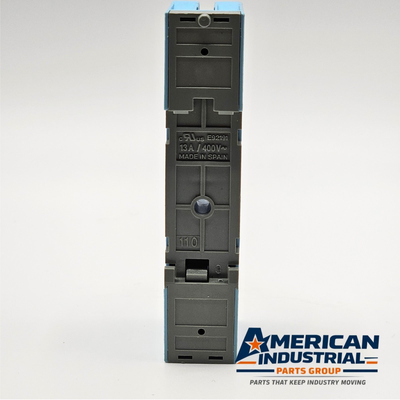 Releco S10 relay base socket 13A 400V DIN rail panel mount for industrial control panels and automation systems