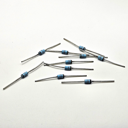 Lot of 10 RKDS 17724 vintage axial lead diodes marked RK DS177 new old stock
