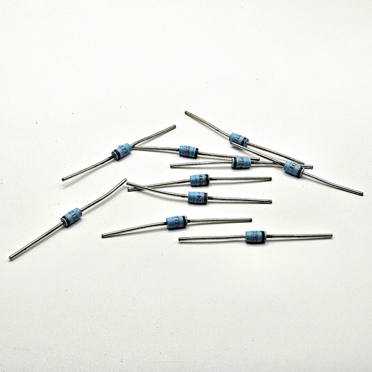 Lot of 10 RKDS 17724 vintage axial lead diodes marked RK DS177 new old stock