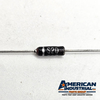 S2D 500 vintage axial lead diode through-hole new old stock for legacy electronics repair