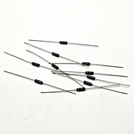 Lot of 10 S2D 500 vintage axial lead diodes through-hole new old stock for legacy electronics repair