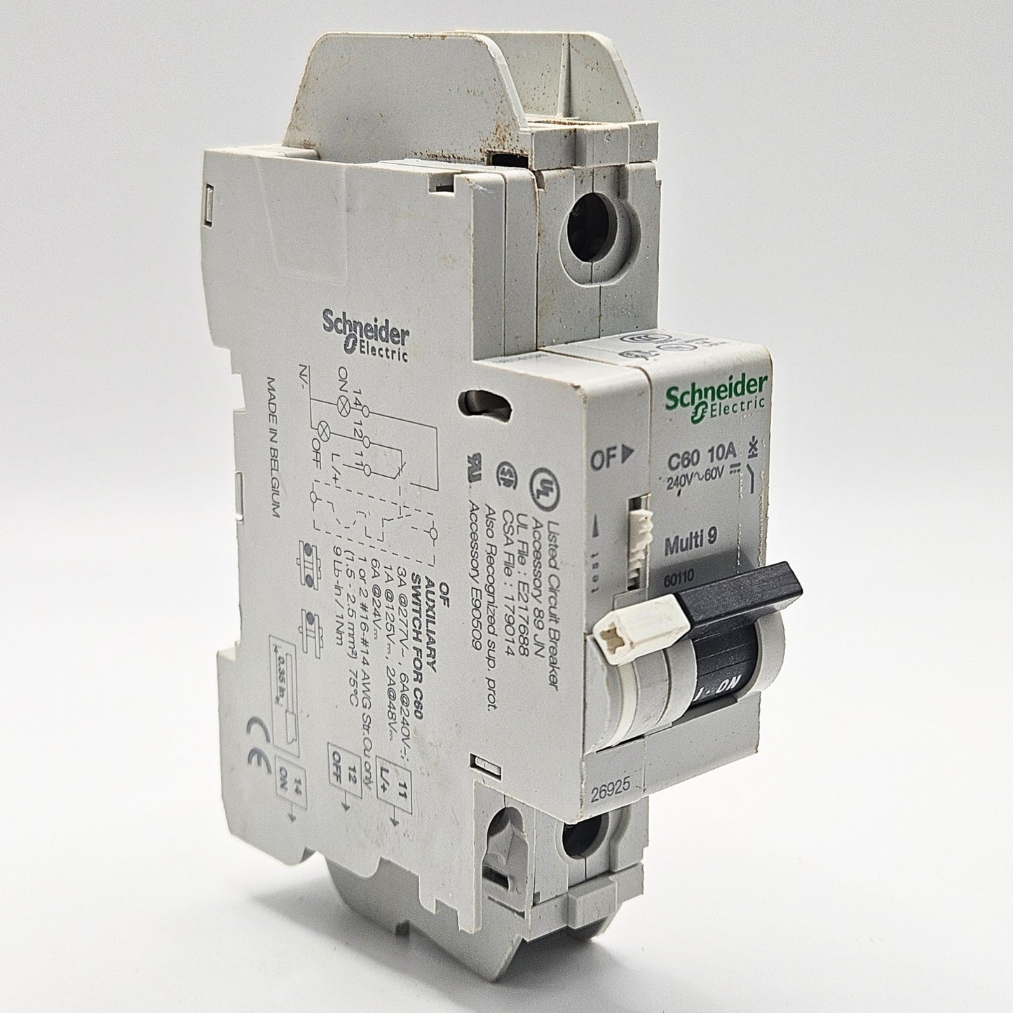 Schneider Electric Multi 9 C60 Circuit Breaker industrial automation/MRO circuit protection component. American Industrial Parts Group.