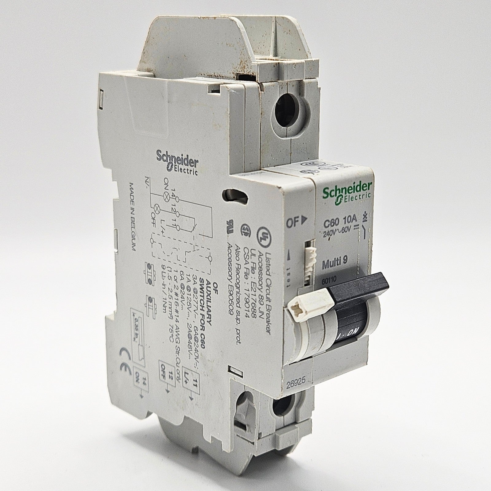 Schneider Electric Multi 9 C60 Circuit Breaker industrial automation/MRO circuit protection component. American Industrial Parts Group.