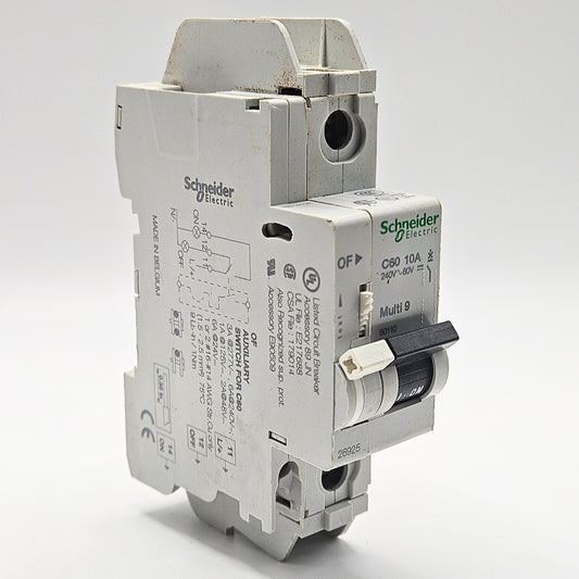 Schneider Electric Multi 9 C60 Circuit Breaker industrial automation/MRO circuit protection component. American Industrial Parts Group.