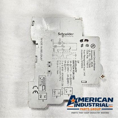 Schneider Electric C60 89JN auxiliary switch for Multi 9 C60 circuit breakers and industrial electrical panels