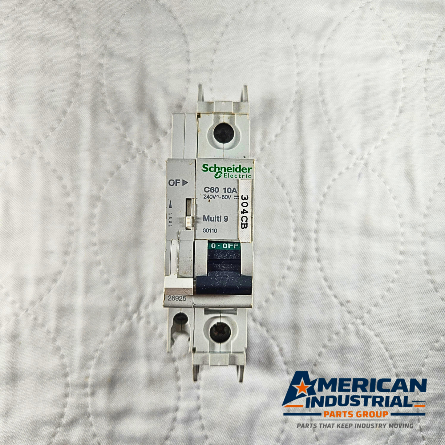 Schneider Electric Multi 9 C60 Circuit Breaker industrial automation/MRO circuit protection component. American Industrial Parts Group.