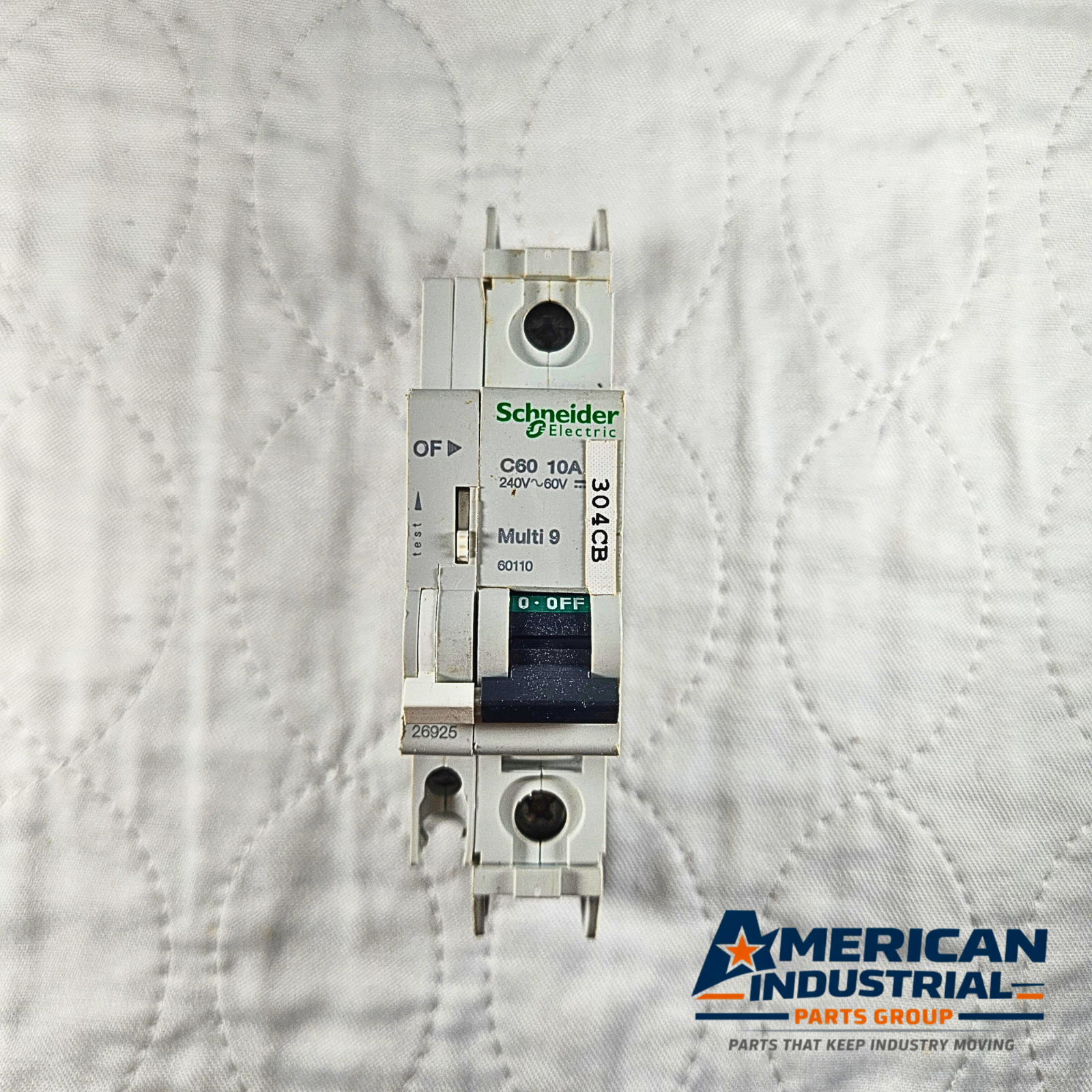 Schneider Electric Multi 9 C60 Circuit Breaker industrial automation/MRO circuit protection component. American Industrial Parts Group.