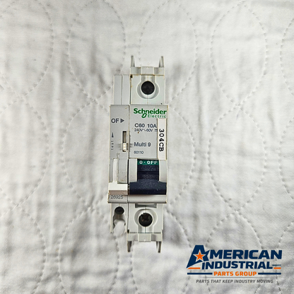 Schneider Electric Multi 9 C60 Circuit Breaker industrial automation/MRO circuit protection component. American Industrial Parts Group.