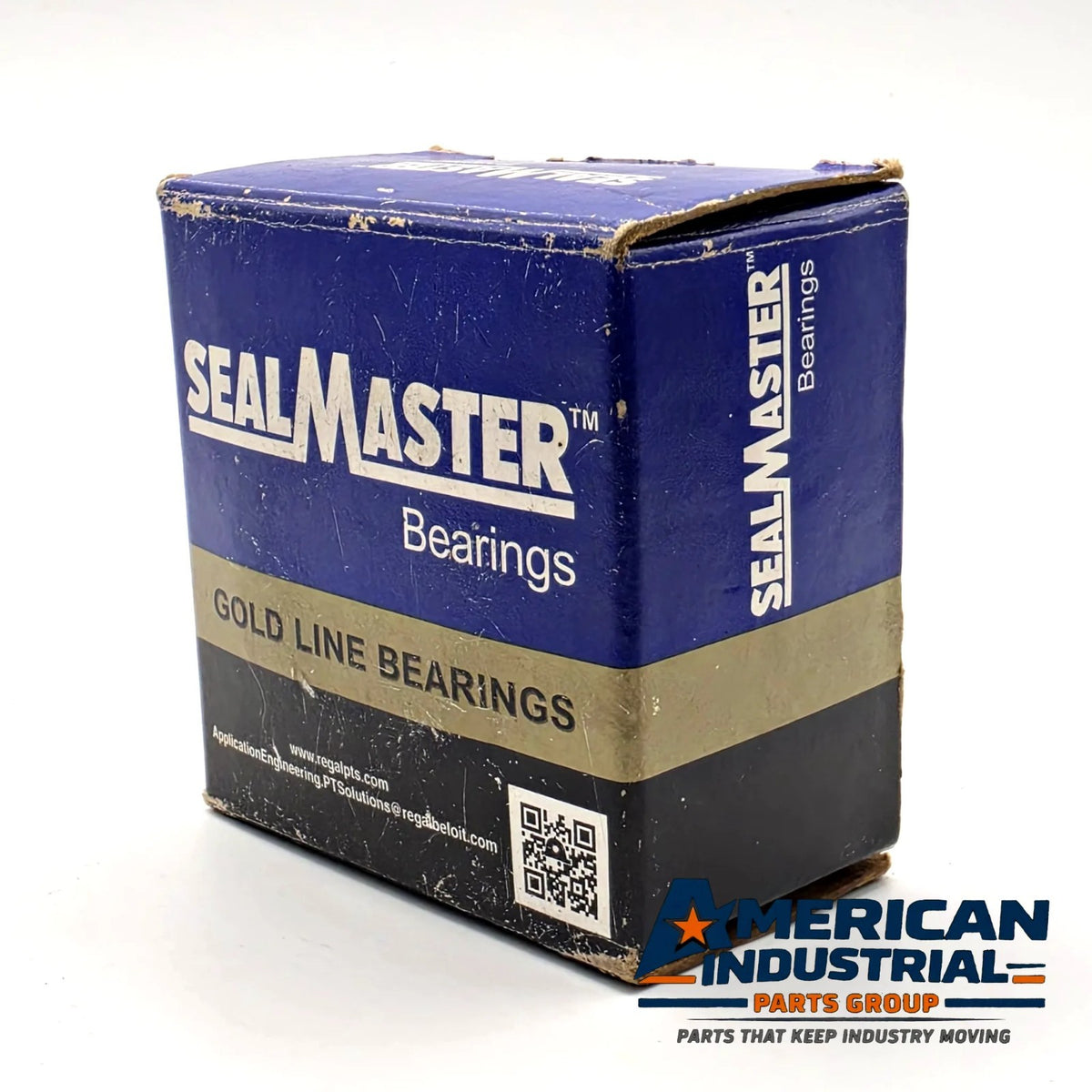 Sealmaster ER-16 701058 Gold Line ball bearing insert 1 inch bore set screw locking for conveyor and power transmission repair from American Industrial Parts Group