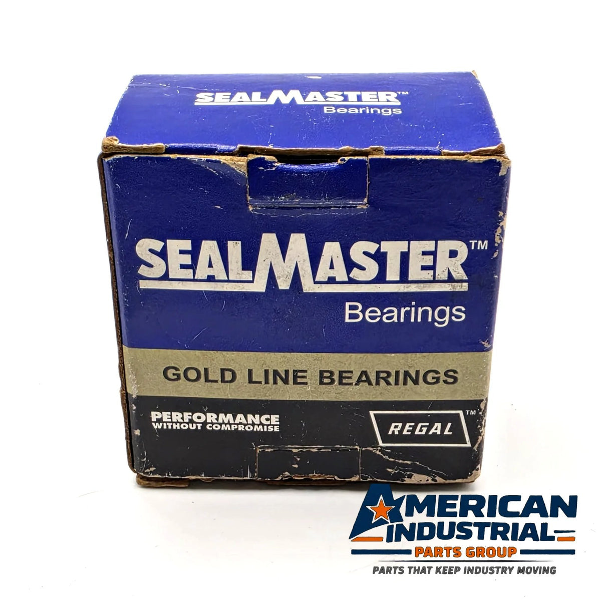 Sealmaster ER-16 701058 Gold Line ball bearing insert 1 inch bore set screw locking for conveyor and power transmission repair from American Industrial Parts Group