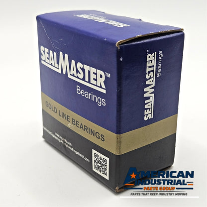 Sealmaster ER-20R Gold Line set screw ball bearing insert 1-1/4 inch bore for industrial shaft support and MRO replacement