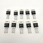 Lot of 10 SGS LM317T adjustable positive voltage regulators 1.2-37V 1.5A TO-220 new old stock