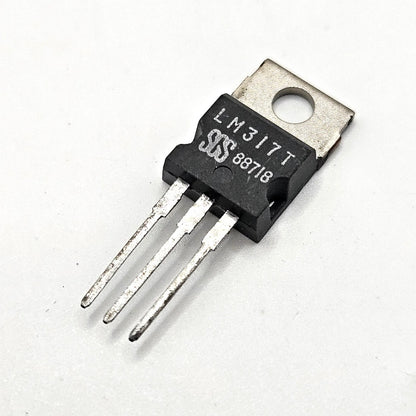 Lot of 10 SGS LM317T adjustable positive voltage regulators 1.2-37V 1.5A TO-220 new old stock