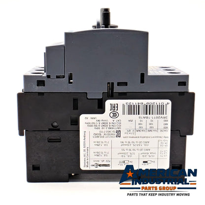 Siemens SIRIUS 3RV2011-1BA15 motor starter protector 1.4-2A S00 Class 10 for motor control panels from American Industrial Parts Group