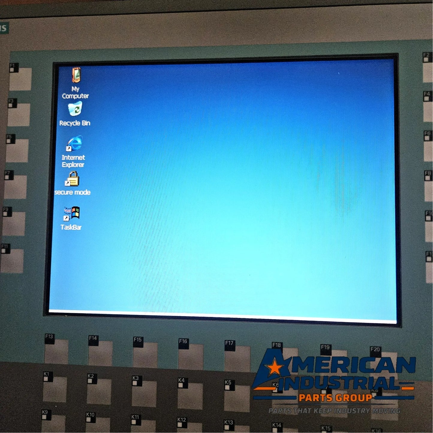 Siemens 6AV6643-0DD01-1AX1 SIMATIC MP 277 10.4 inch key HMI multi panel operator interface for industrial machine control
