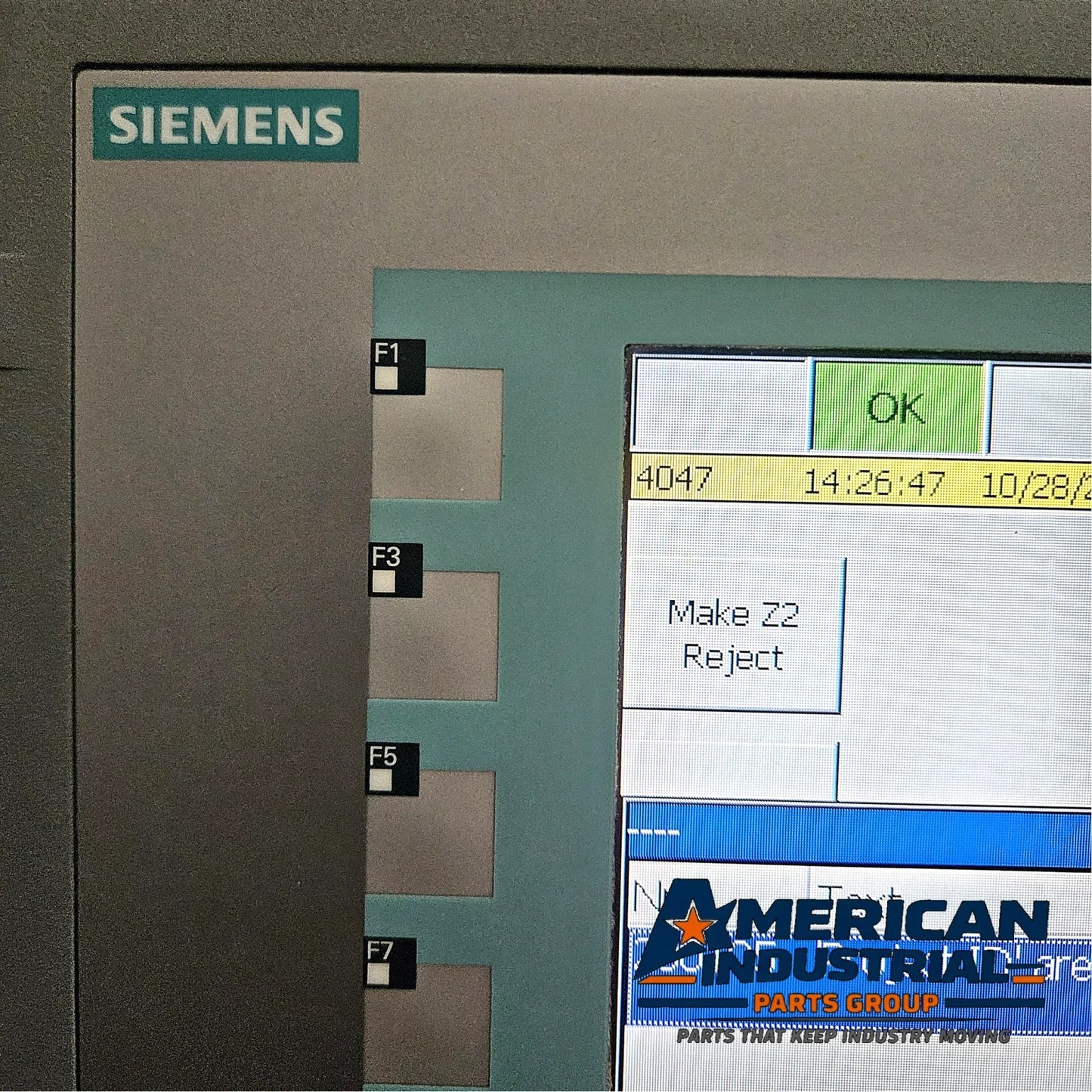 Siemens 6AV6643-0DD01-1AX1 SIMATIC MP 277 10.4 inch key HMI multi panel operator interface for industrial machine control