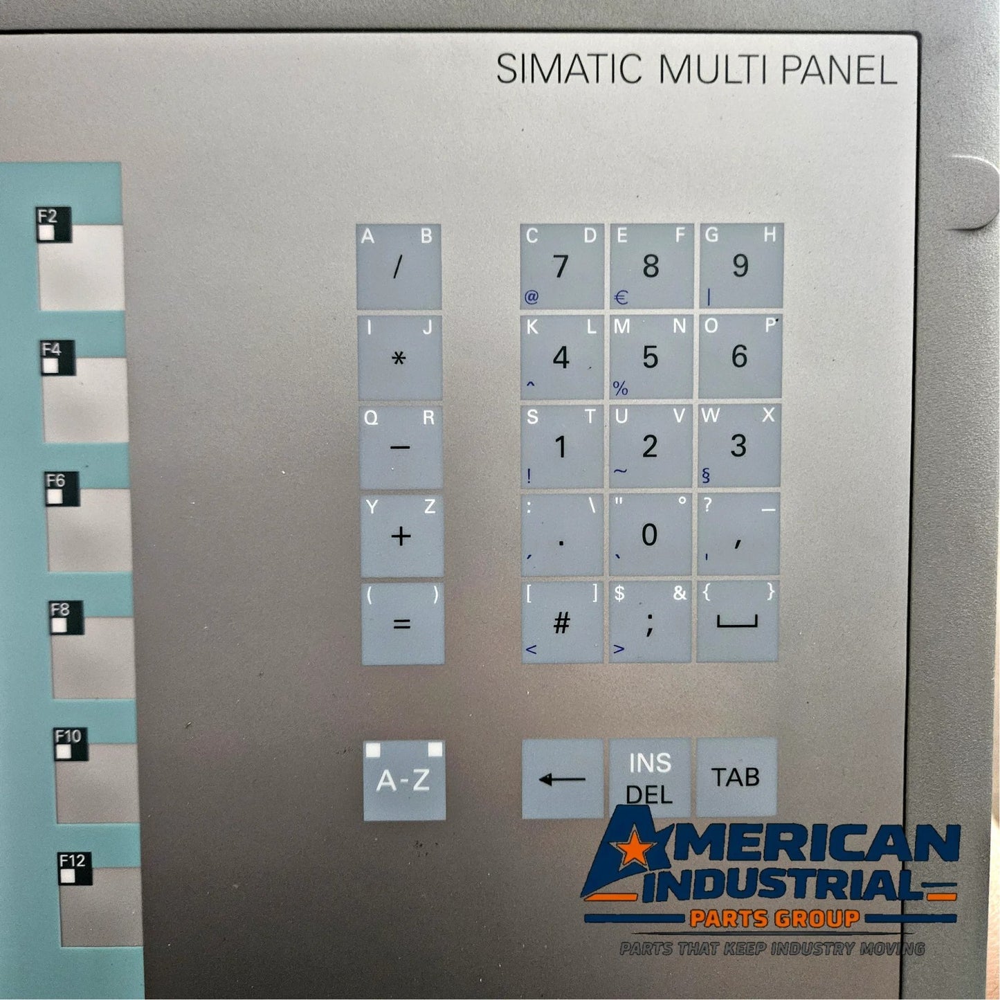Siemens 6AV6643-0DD01-1AX1 SIMATIC MP 277 10.4 inch key HMI multi panel operator interface for industrial machine control