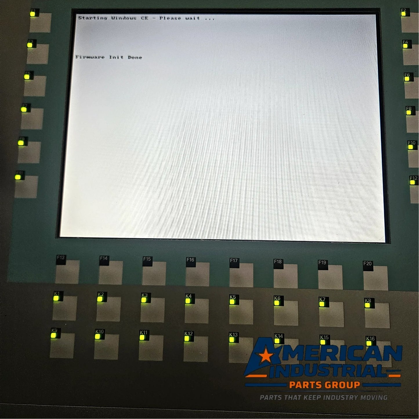 Siemens 6AV6643-0DD01-1AX1 SIMATIC MP 277 10.4 inch key HMI multi panel operator interface for industrial machine control