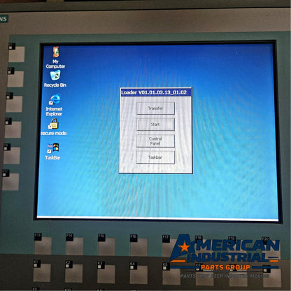 Siemens 6AV6643-0DD01-1AX1 SIMATIC MP 277 10.4 inch key HMI multi panel operator interface for industrial machine control