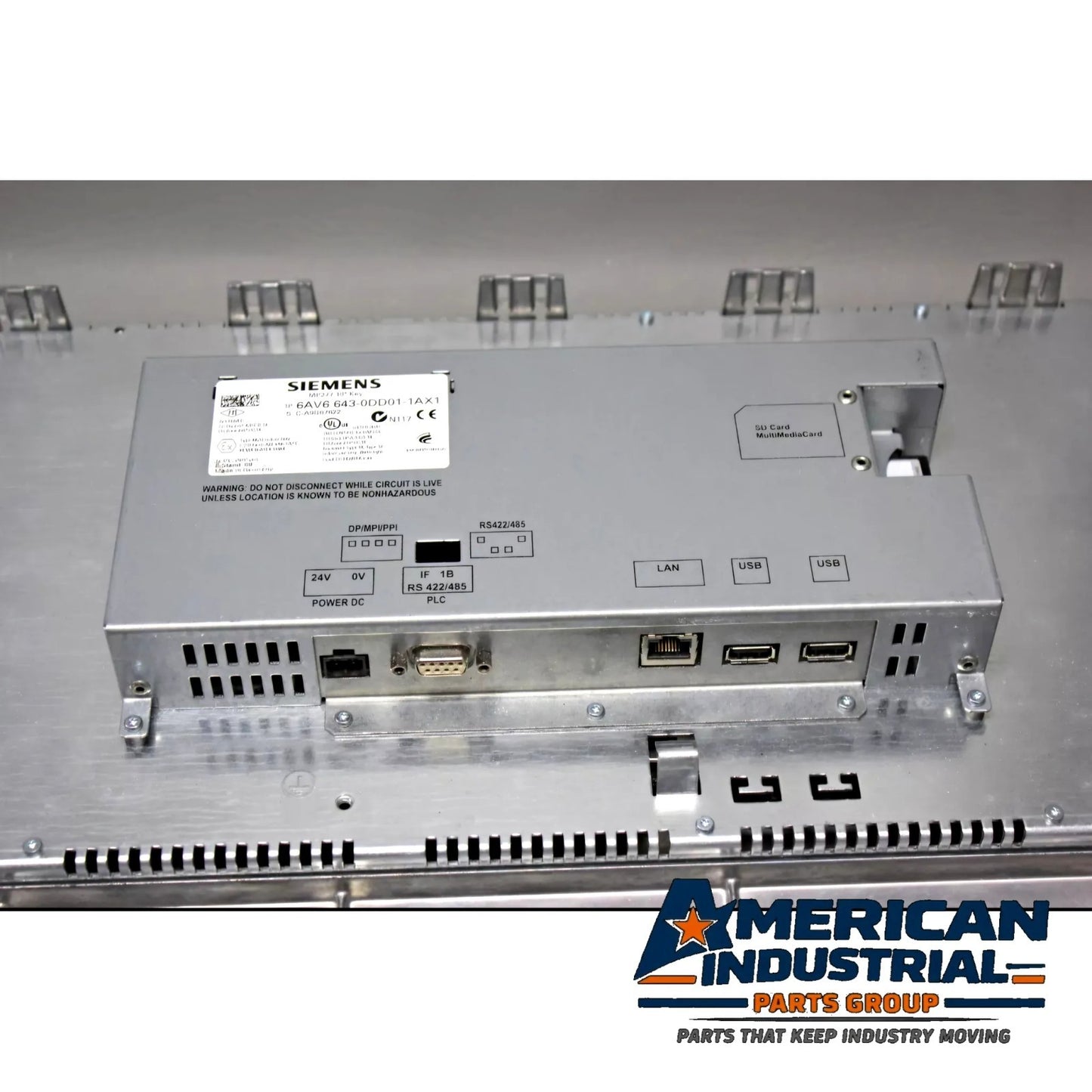 Siemens 6AV6643-0DD01-1AX1 SIMATIC MP 277 10.4 inch key HMI multi panel operator interface for industrial machine control
