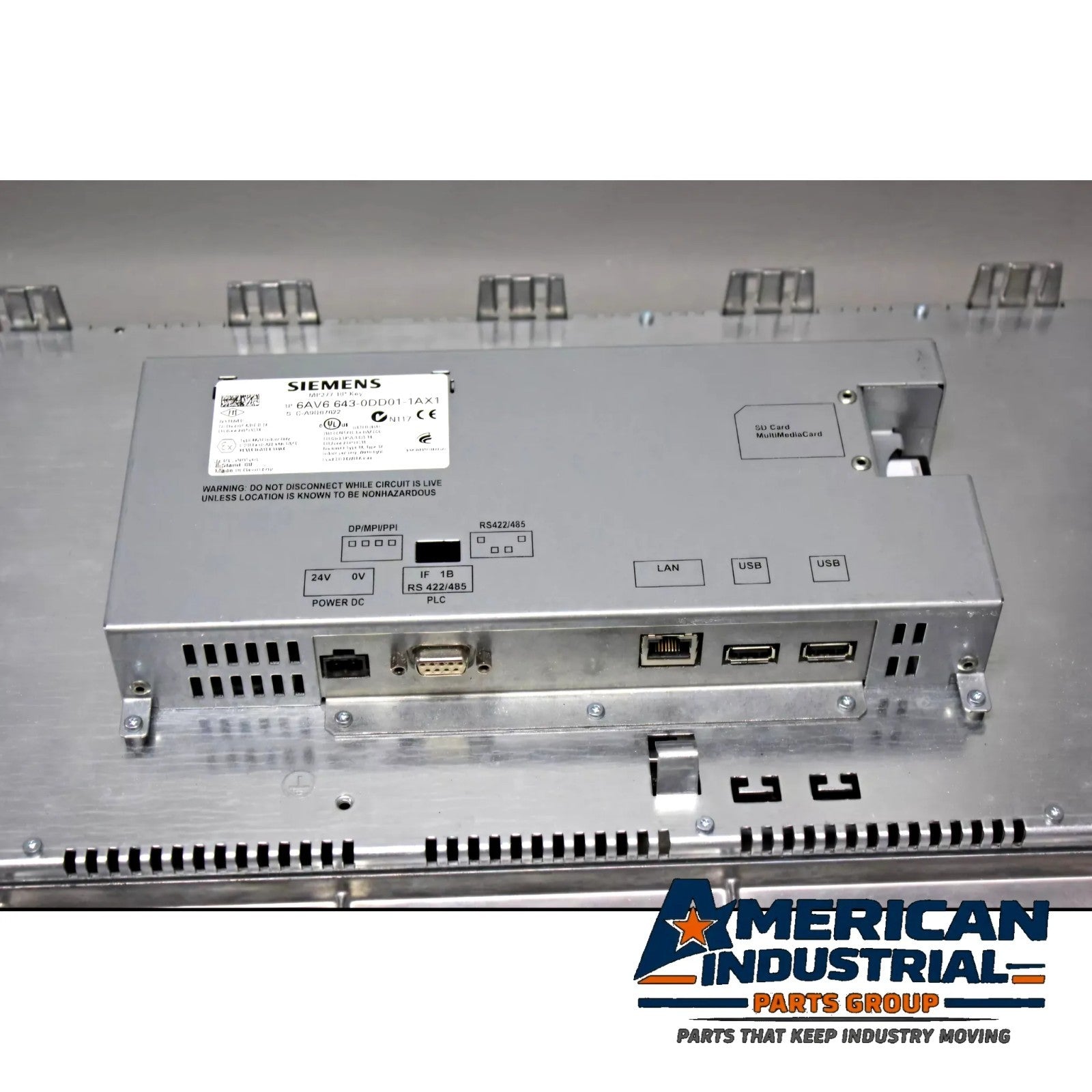 Siemens 6AV6643-0DD01-1AX1 SIMATIC MP 277 10.4 inch key HMI multi panel operator interface for industrial machine control