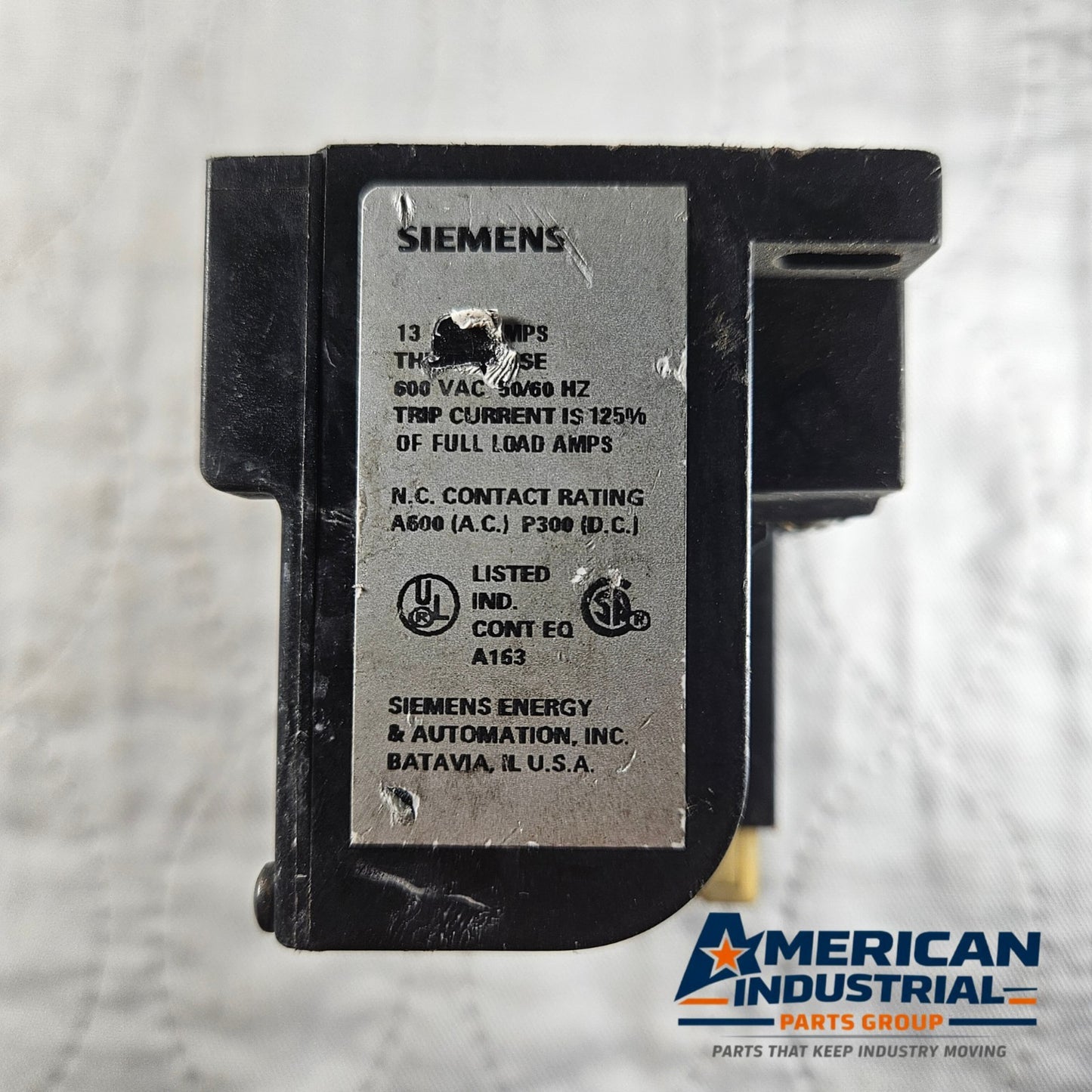 Siemens ESP100 45ASF3M20 overload relay 13-27A 600VAC for motor control and industrial automation systems