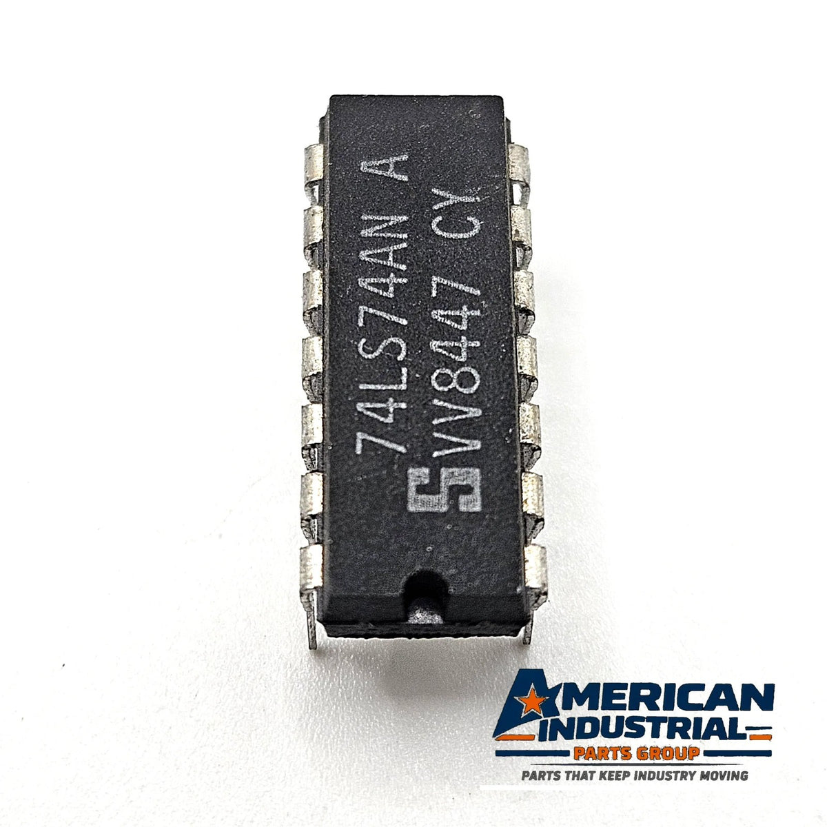 Signetics 74LS74AN dual D flip-flop 14-pin DIP new old stock for vintage electronics repair and TTL logic circuits