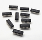 Lot of 10 Signetics 74LS74AN dual D flip-flops 14-pin DIP new old stock for vintage electronics repair and TTL logic circuits