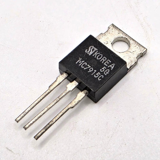 Lot of 10 Signetics MC7915C 7915 voltage regulators -15V 1A negative TO-220 for power supply repair from American Industrial Parts Group