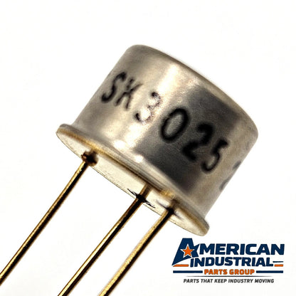 SK3025 PNP silicon transistor 3W TO-39 for audio amplifier and electronic repair from American Industrial Parts Group