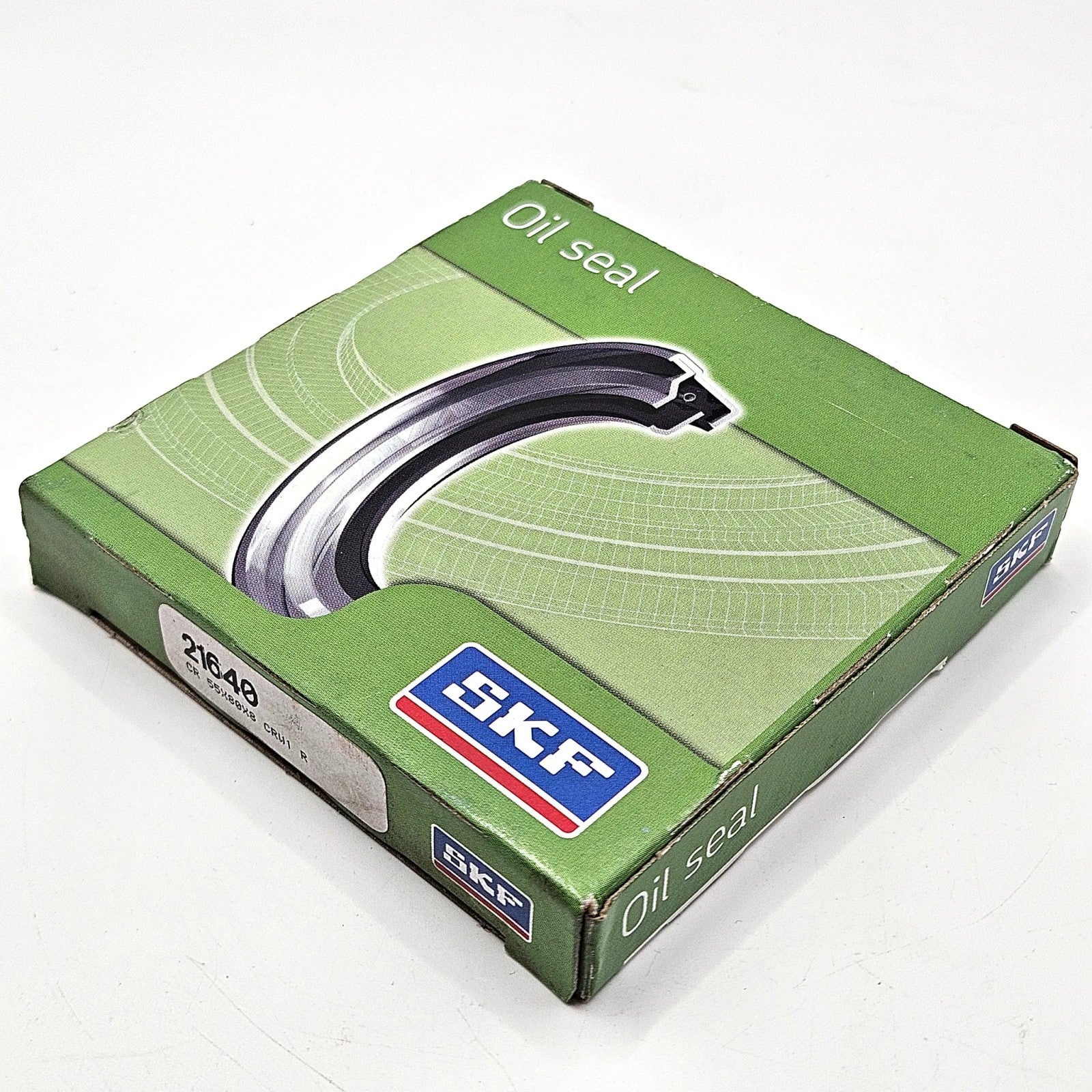 SKF CR 21640 radial shaft oil seal 55x80x8mm CRW1 R nitrile for rotating equipment and MRO