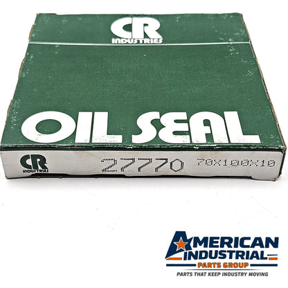 SKF CR 27770 radial shaft oil seal 70x100x10mm CRW1 R nitrile for rotating equipment and MRO