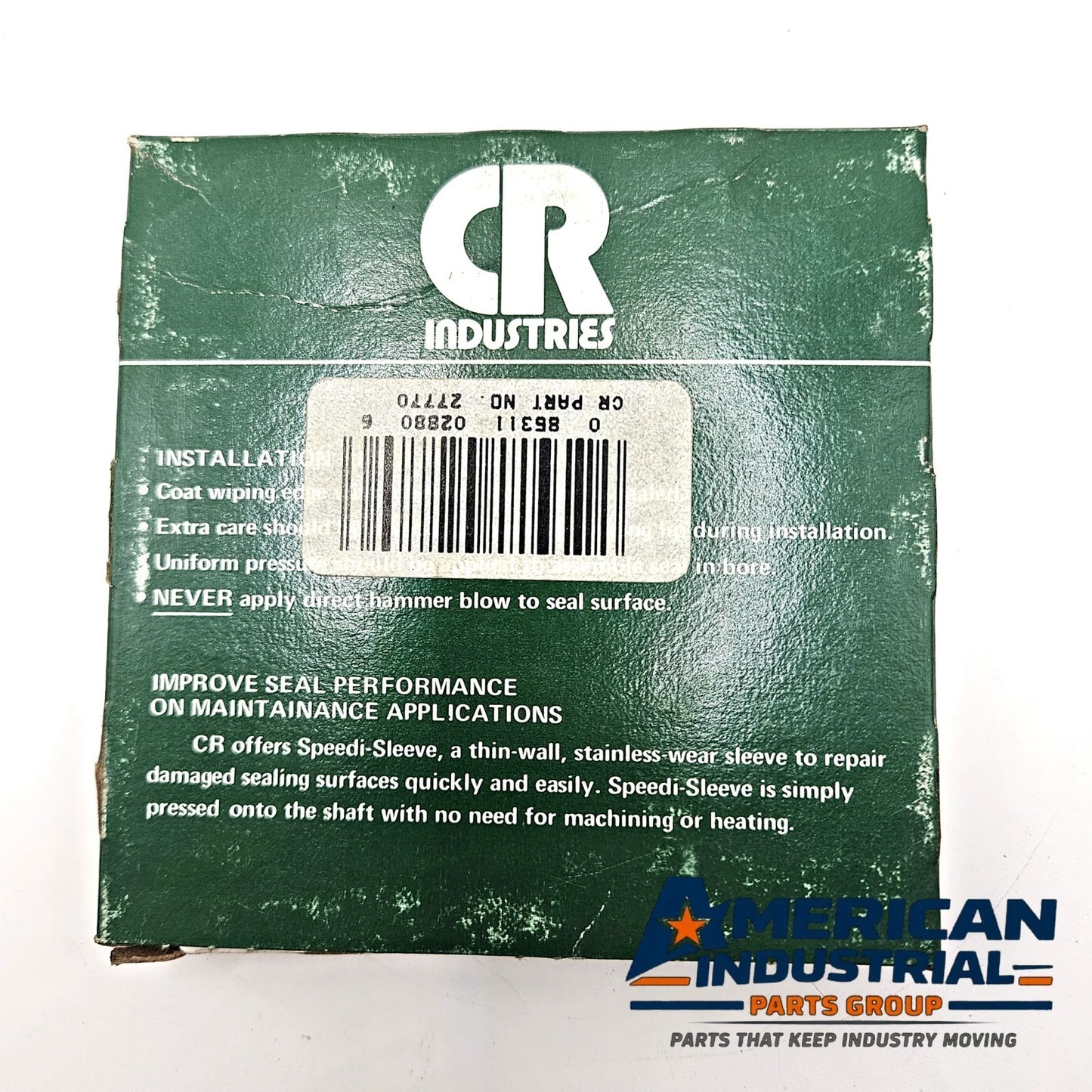 SKF CR 27770 radial shaft oil seal 70x100x10mm CRW1 R nitrile for rotating equipment and MRO