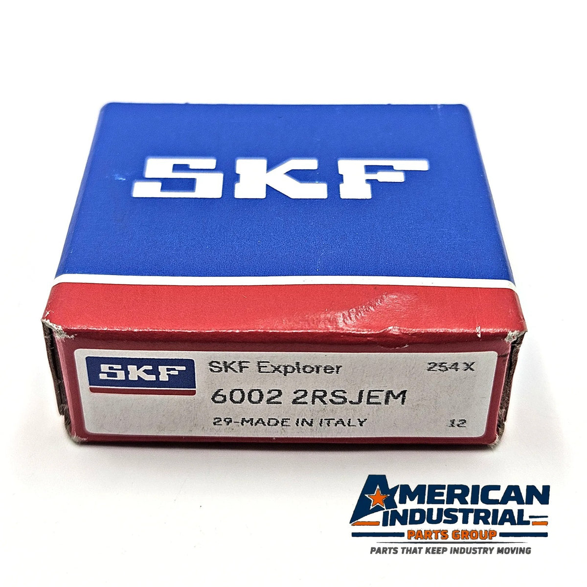 SKF Explorer 6002-2RSJEM double sealed deep groove ball bearing 15x32x9mm C3 clearance for electric motors and industrial maintenance