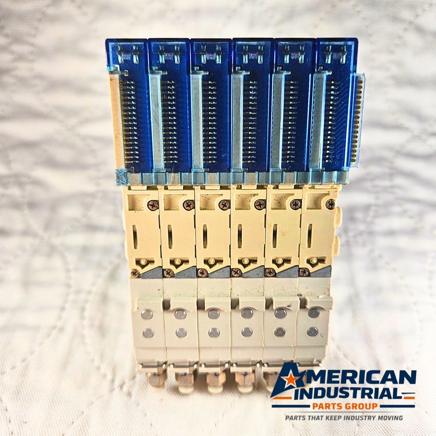 SMC SJ3160/SJ3260 solenoid valve manifold assembly 6-station for pneumatic automation systems and industrial control