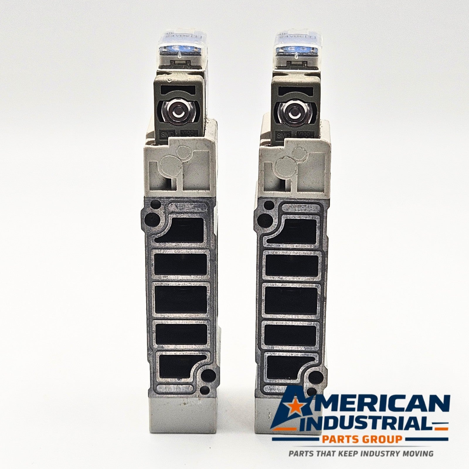 SMC SY5140T-5MOZ 5-port solenoid valve 24VDC lot of 2 for pneumatic automation systems and industrial control applications