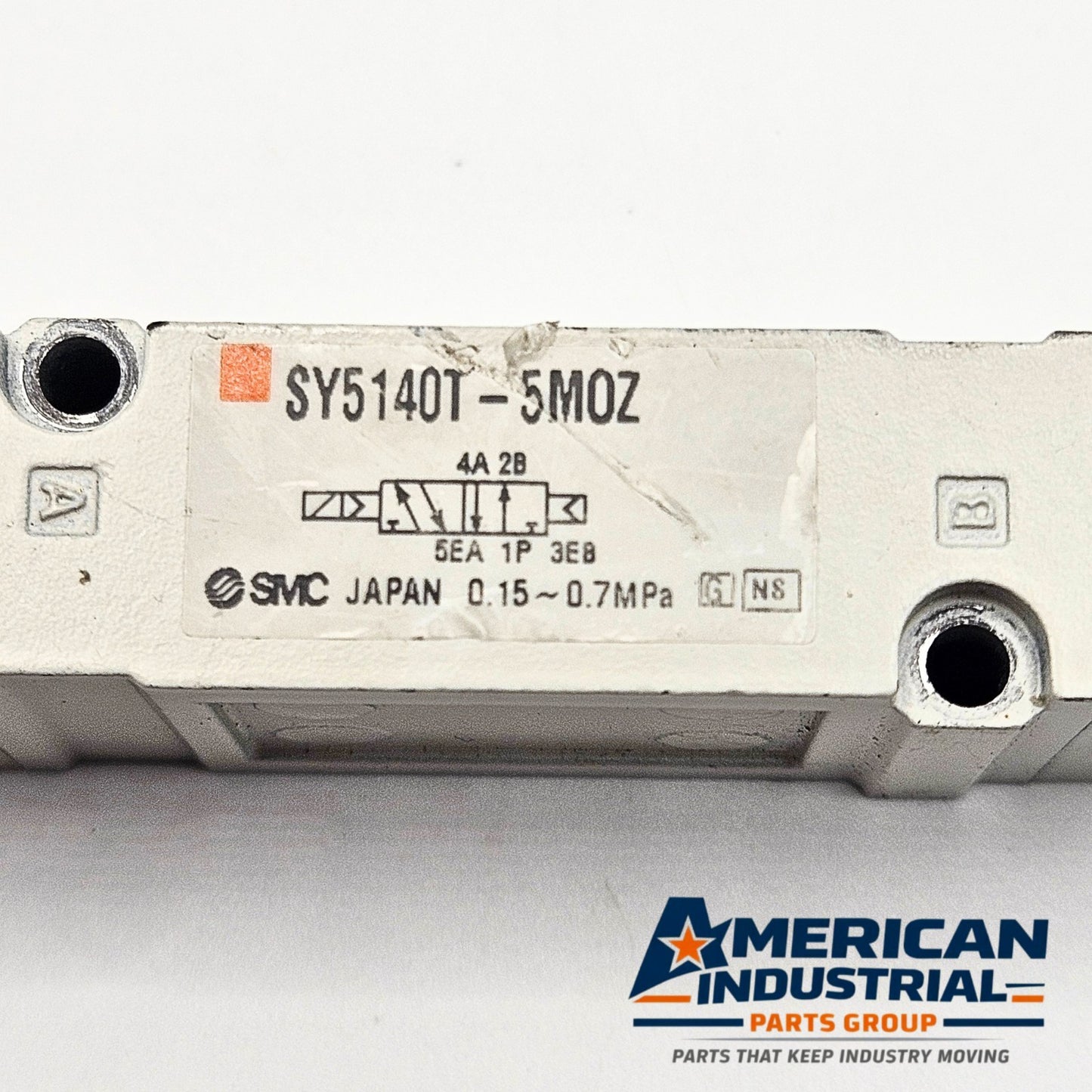 SMC SY5140T-5MOZ 5-port solenoid valve 24VDC lot of 2 for pneumatic automation systems and industrial control applications